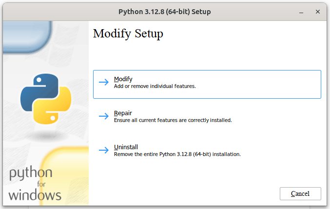 uninstall python